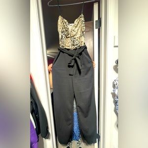 Reptile print romper